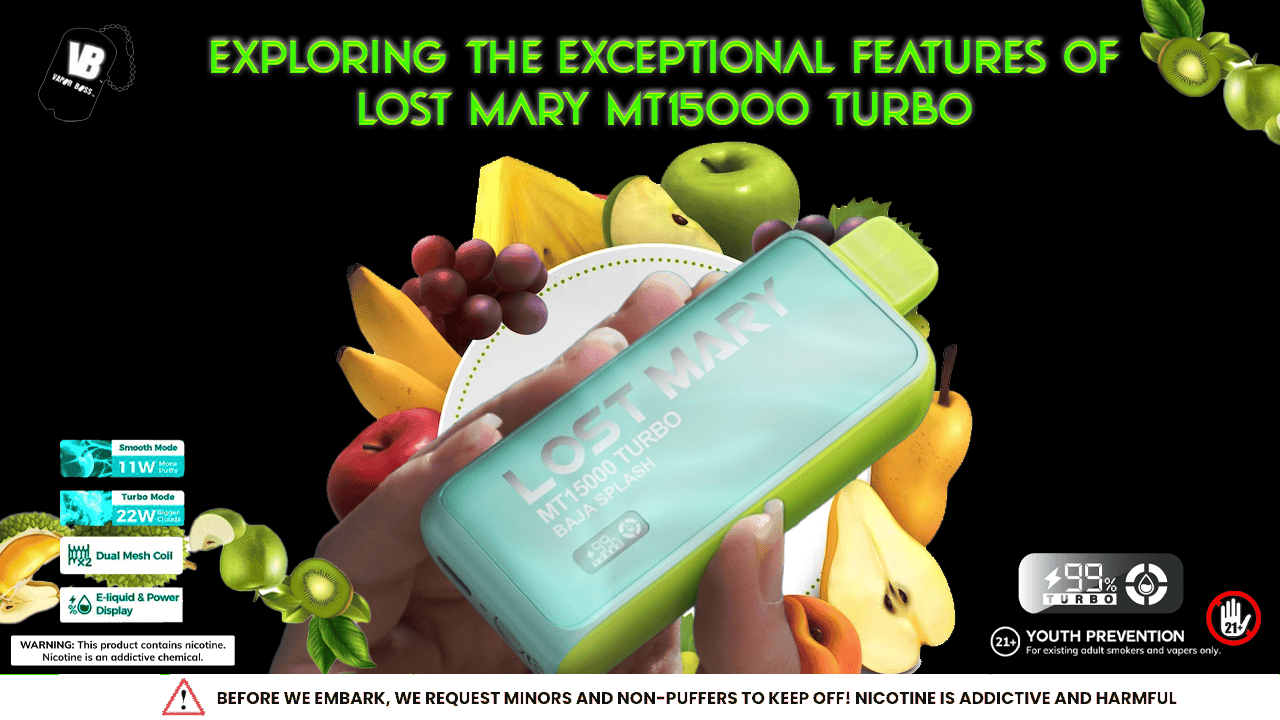 Exploring the Exceptional Features of Lost Mary MT15000 Turbo