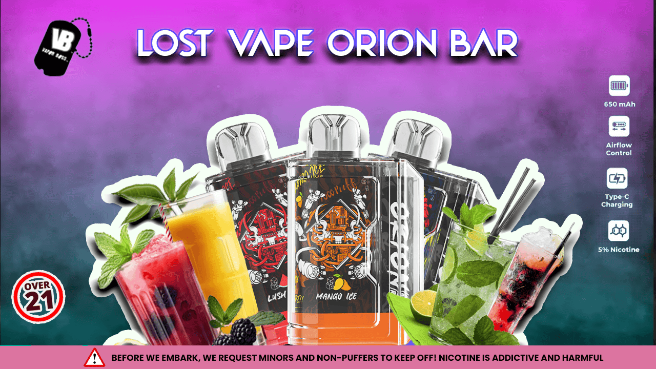 Get The Vaping Joy With Lost Vape Orion Bar