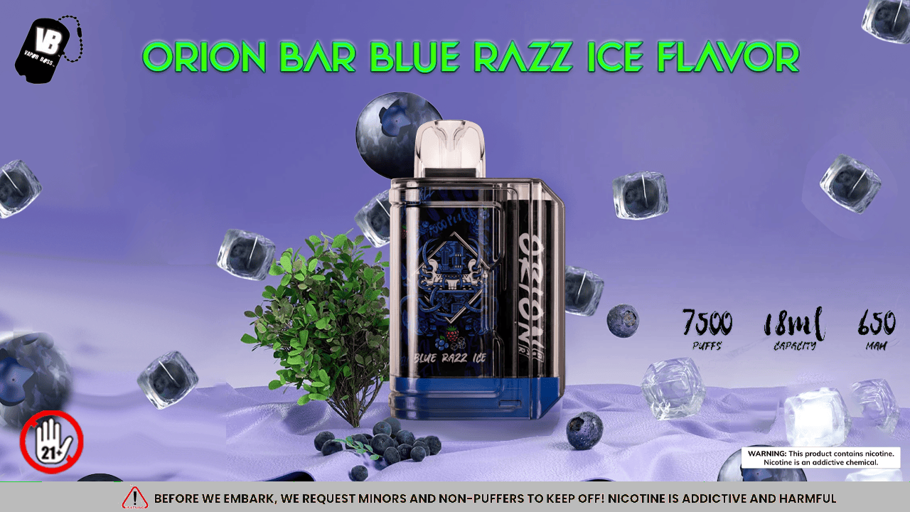 Orion Bar Blue Razz Ice