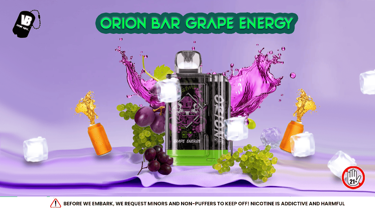 Orion Bar Grape Energy Flavor