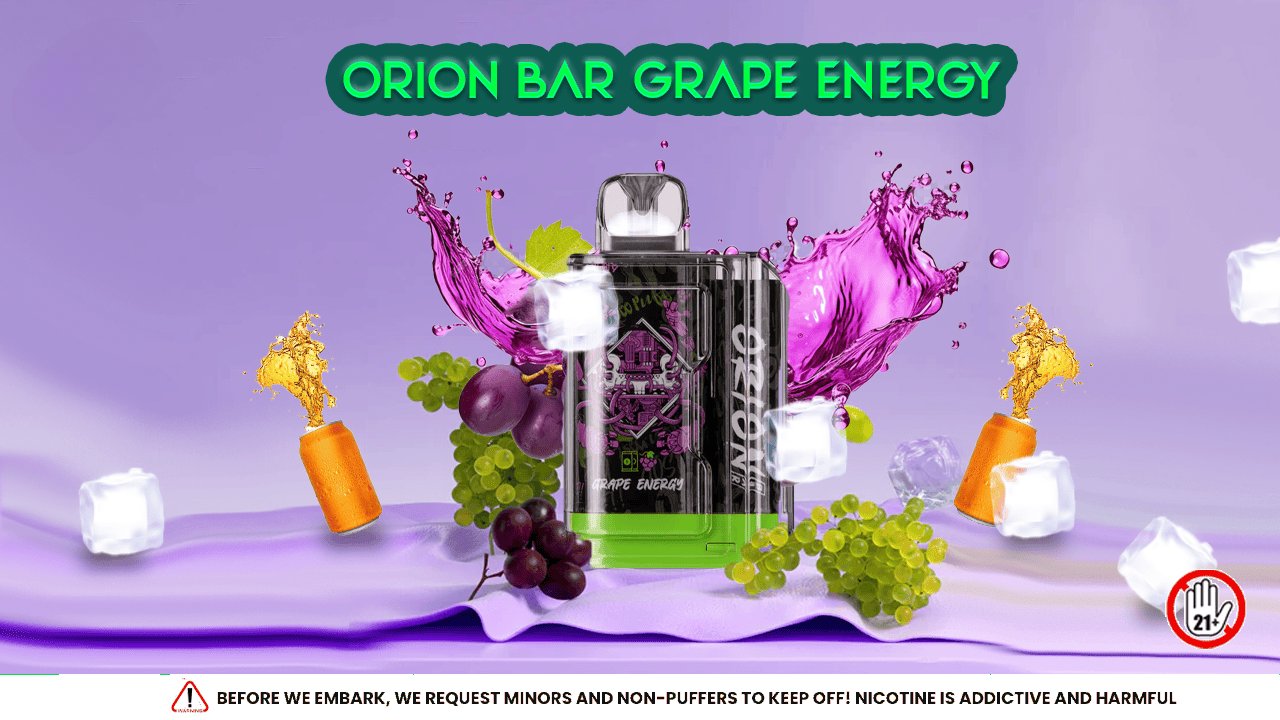Orion Bar Grape Energy Flavor