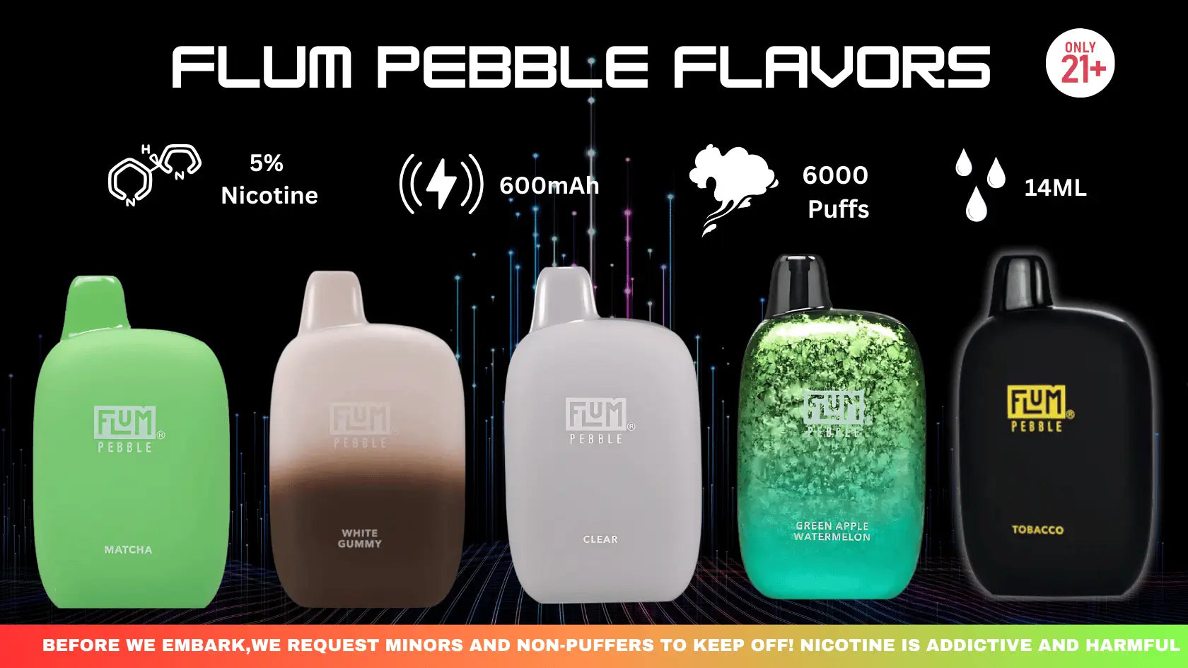Flum Pebble Flavors