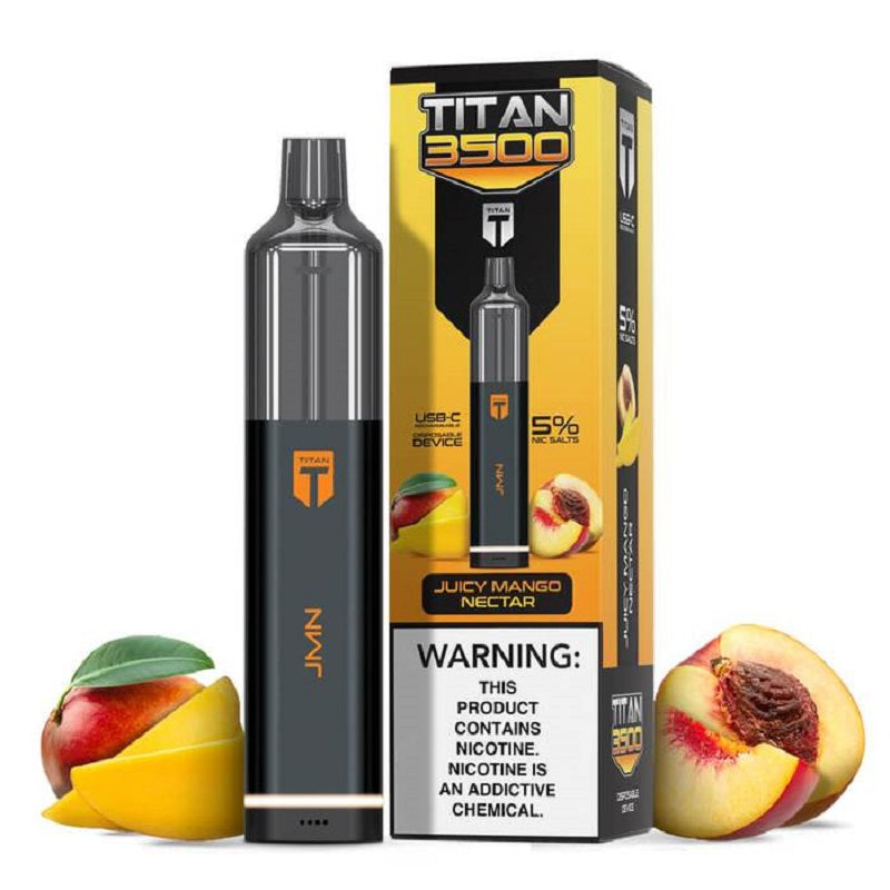 Take A Deep Breath & Sip On The Delicious Titan 3500 Flavour Mixes