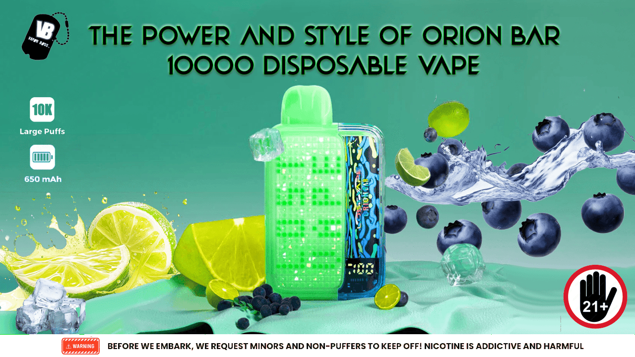 The Power and Style of Orion Bar 10000 Disposable Vape