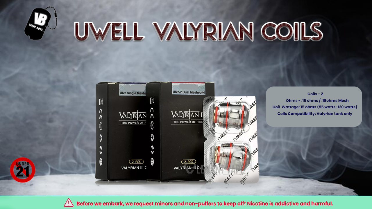 UWell Valyrian Coils from VaporBoss just at $8.50