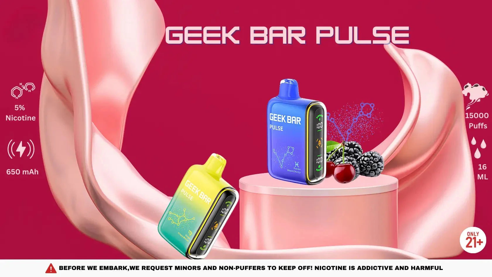 Geek Bar Pulse Flavors