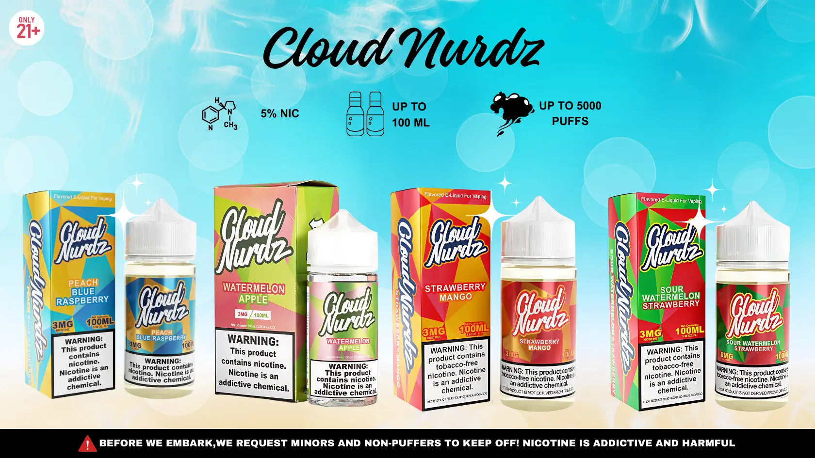 Top Cloud Nurdz Flavors