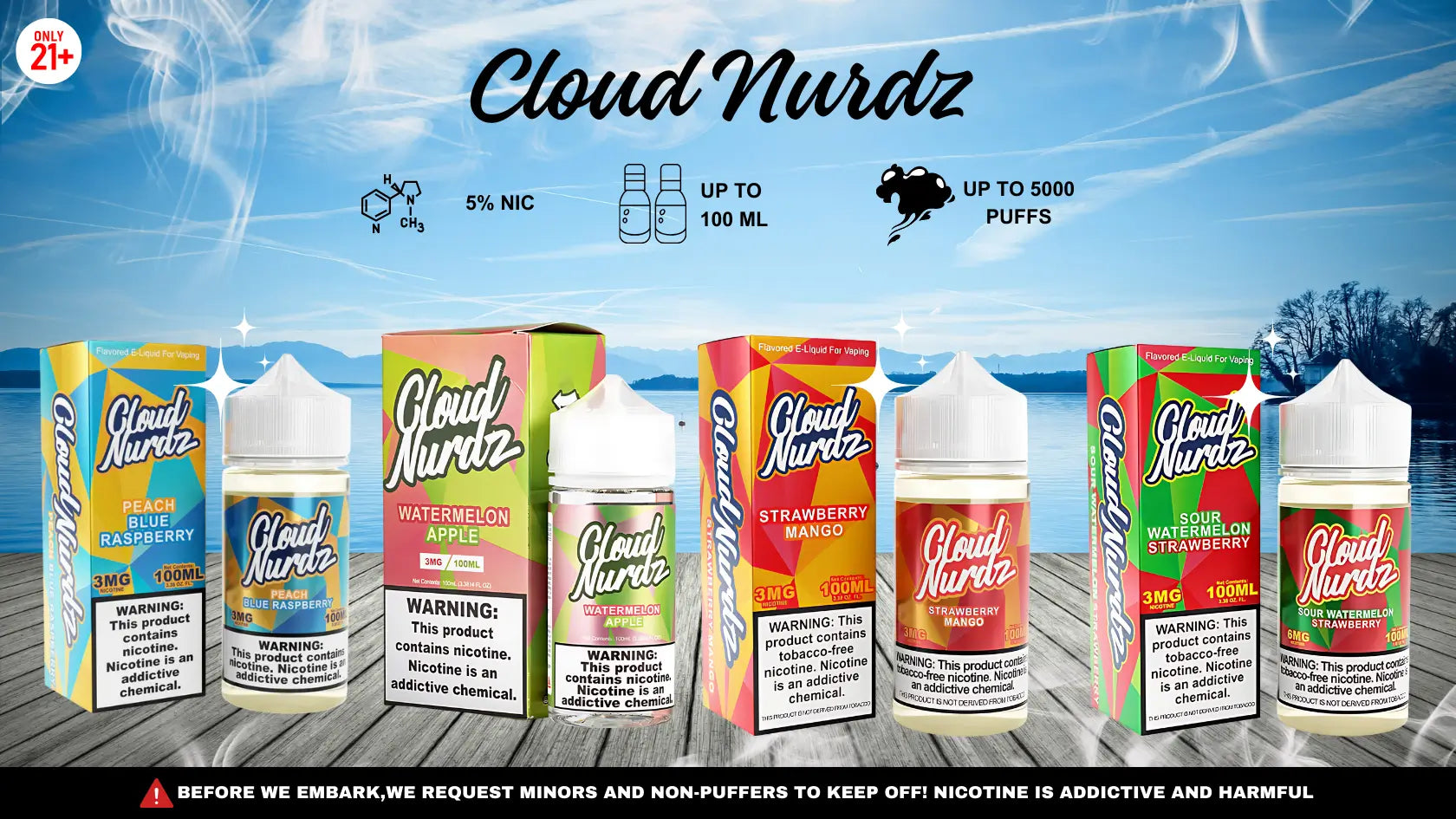 Cloud Nurdz Flavors