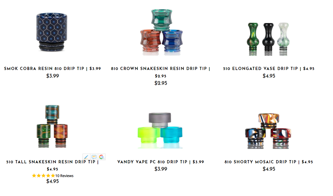 Guide to Vape Drip Tips
