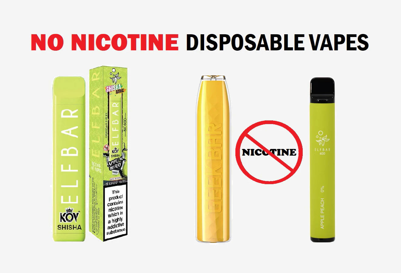 What Are the Best No Nicotine Disposable Vapes?