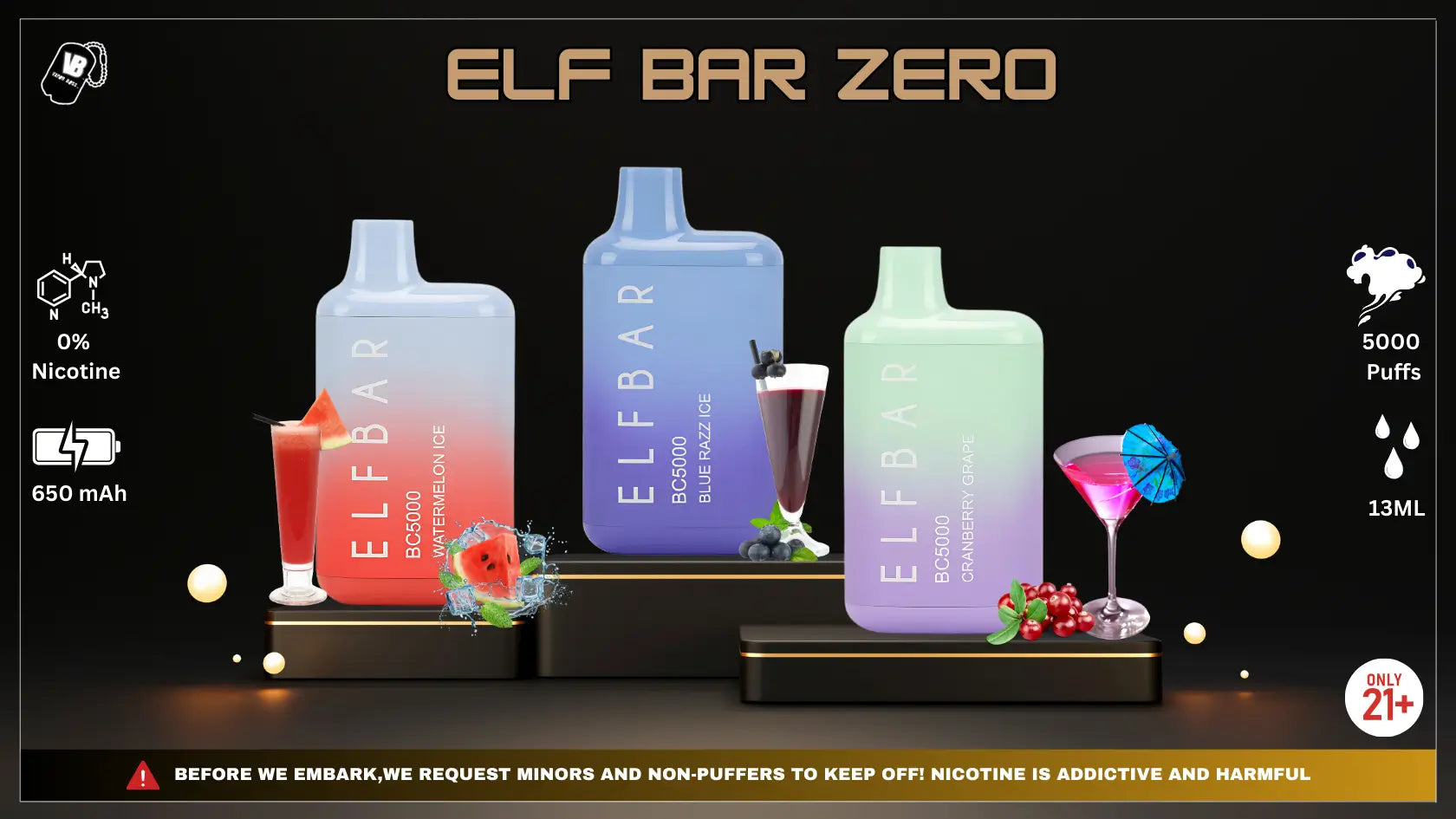 ELF Bar Zero Flavors