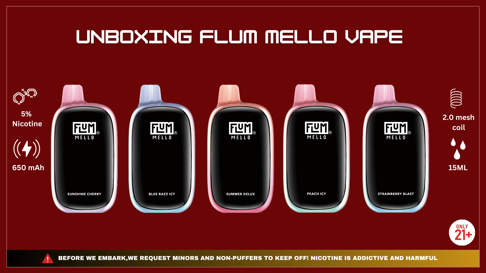 Unboxing Flum Mello Vape 