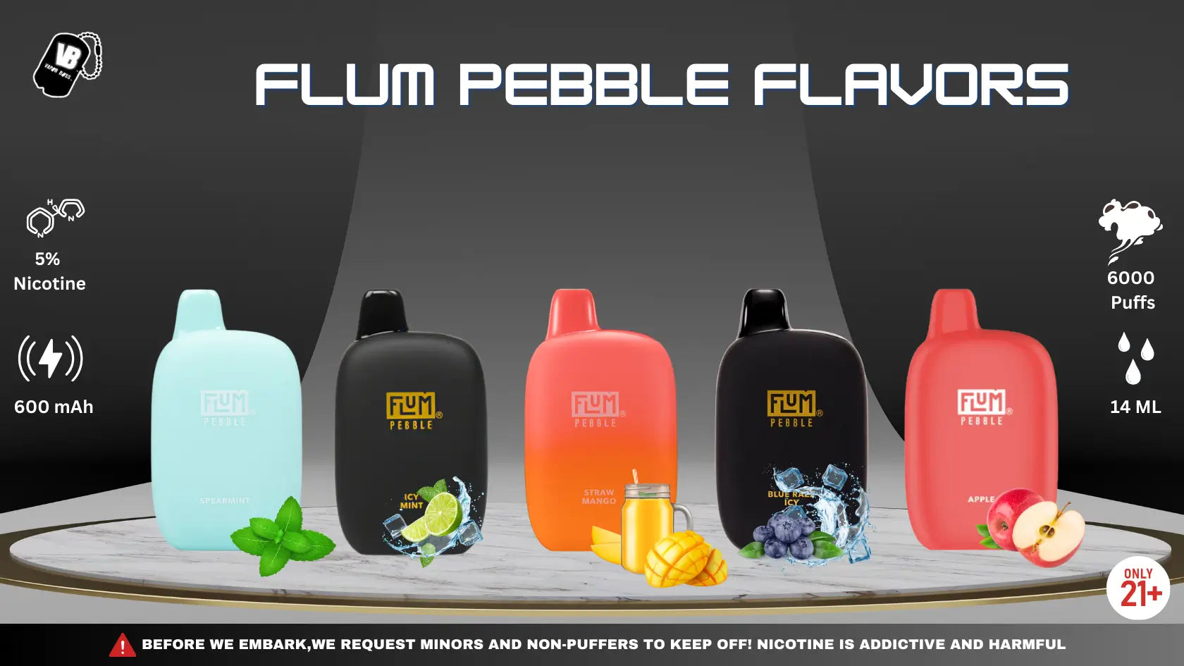 Flum Pebble Flavors