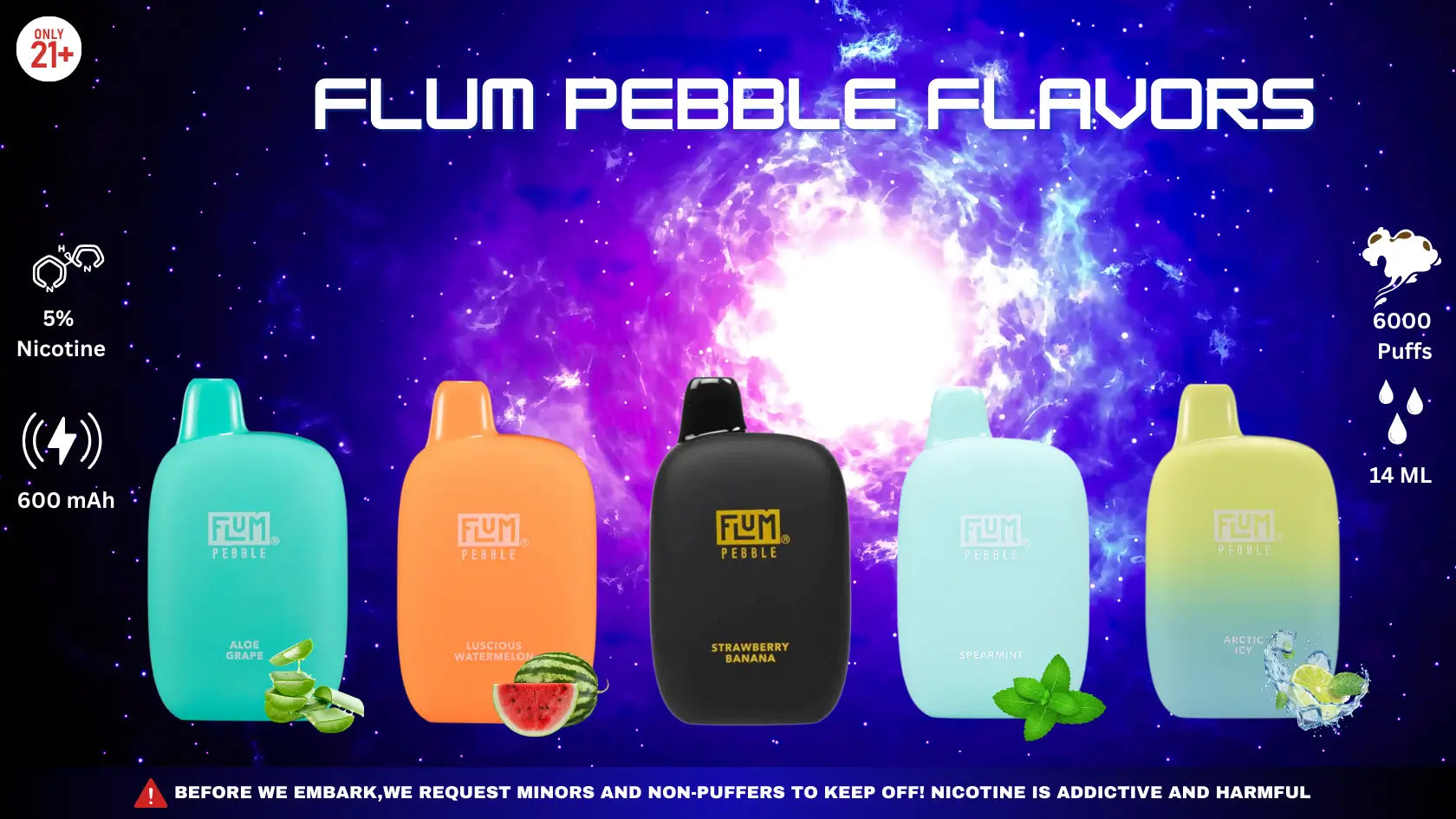 Flum Pebble Flavors