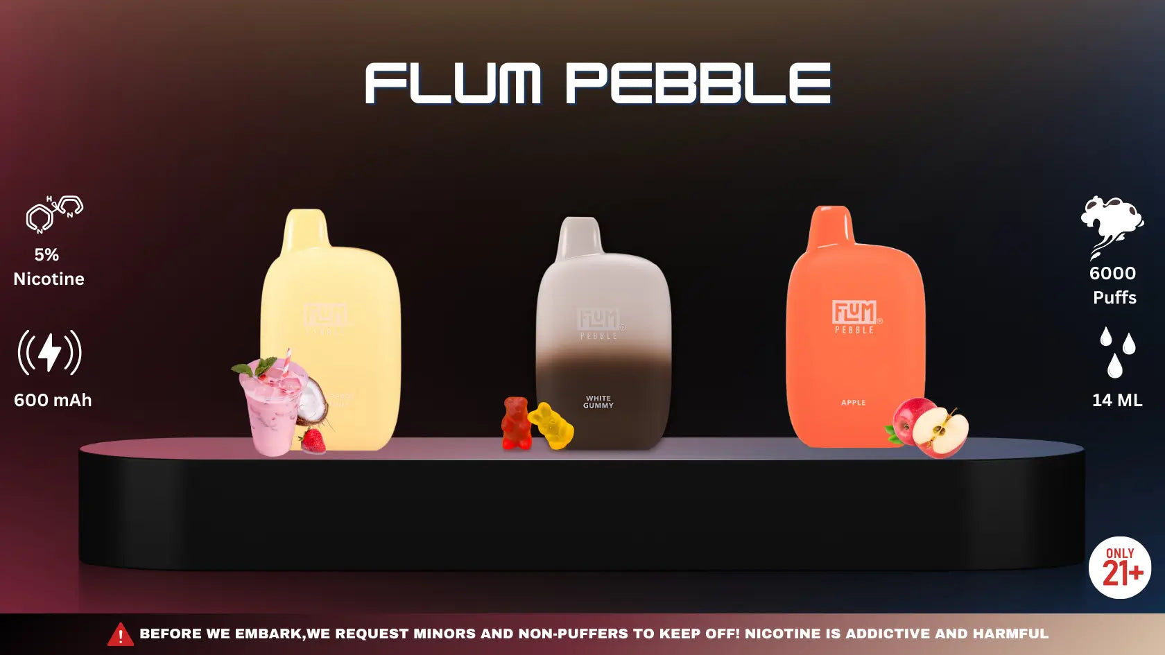 Flum Pebble Flavors