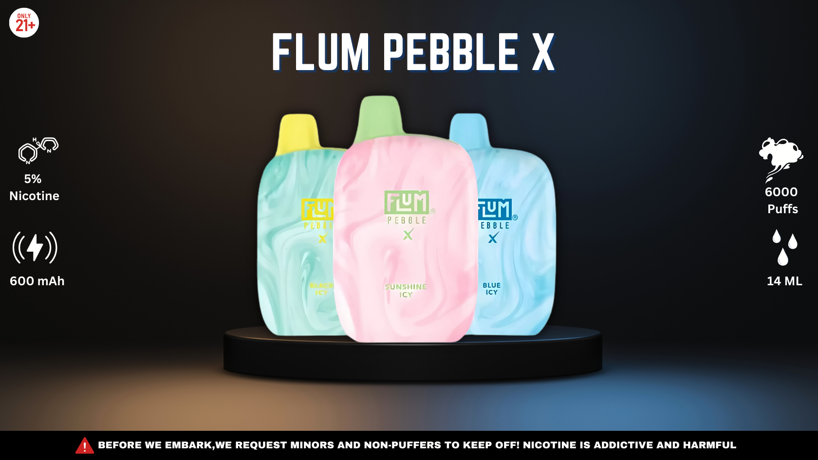 Flum Pebble X Flavors