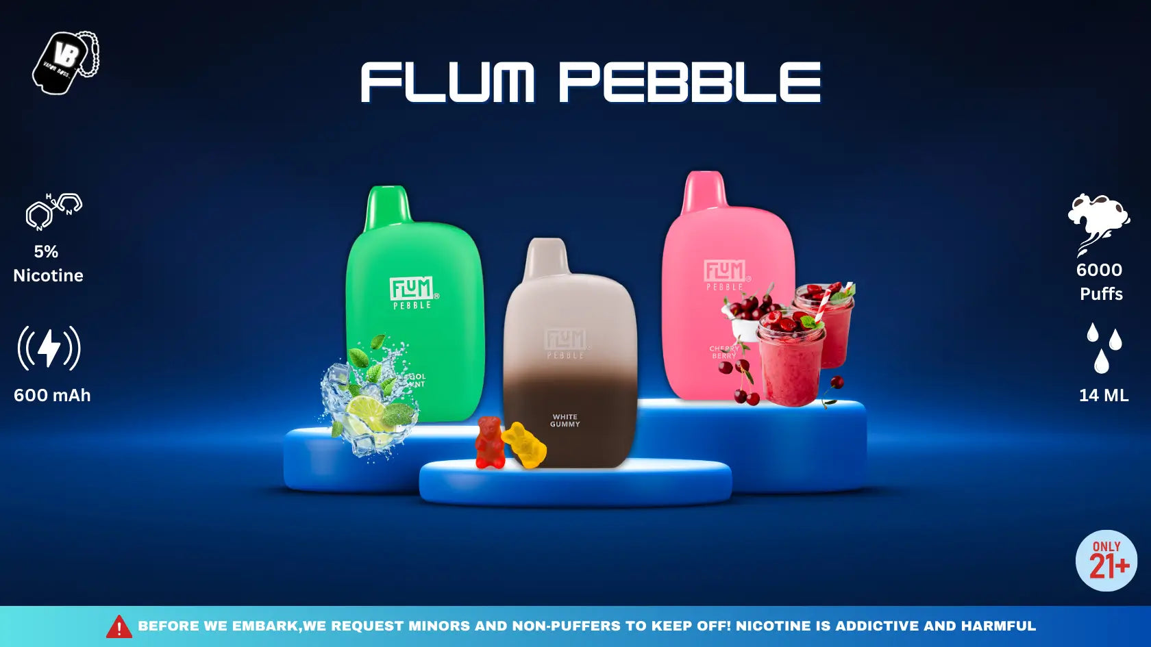 Flum Pebble Flavors