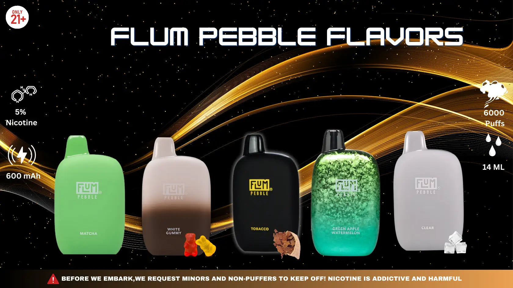 Flum Pebble Flavors