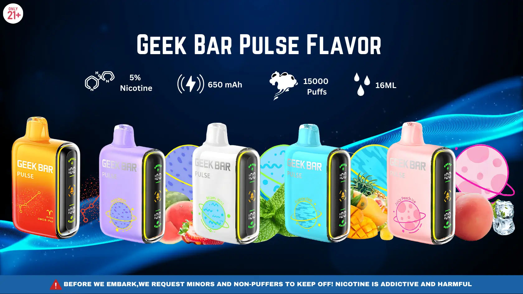 Geek Bar Pulse Flavors