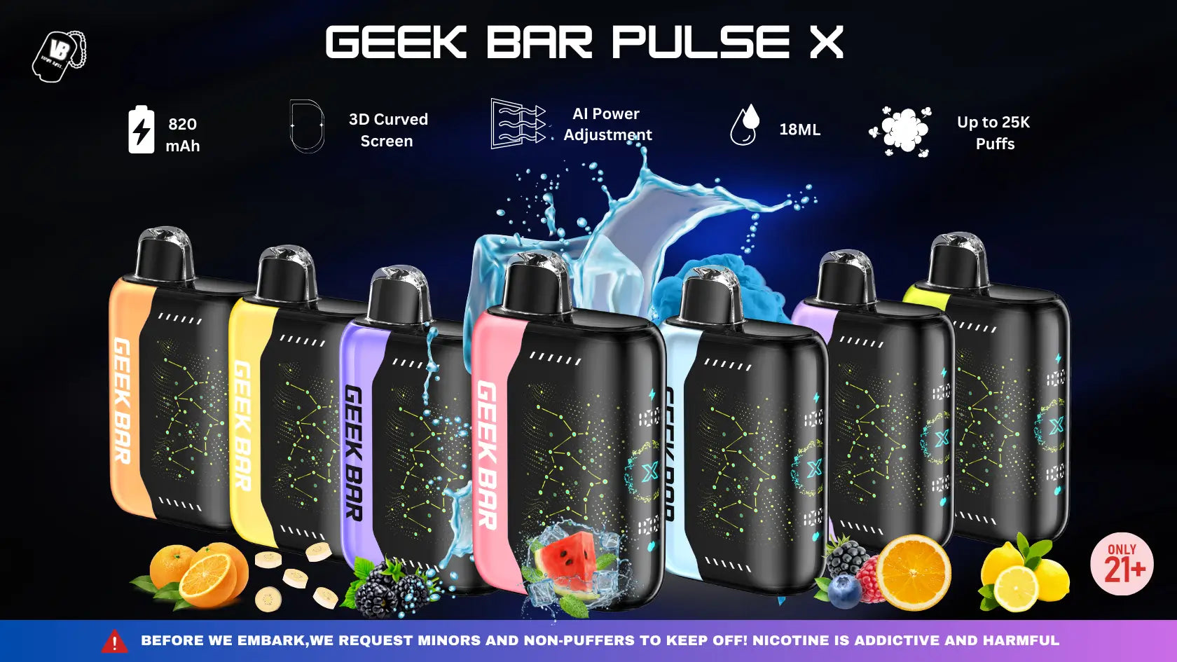 Top Geek Bar Pulse X Flavors