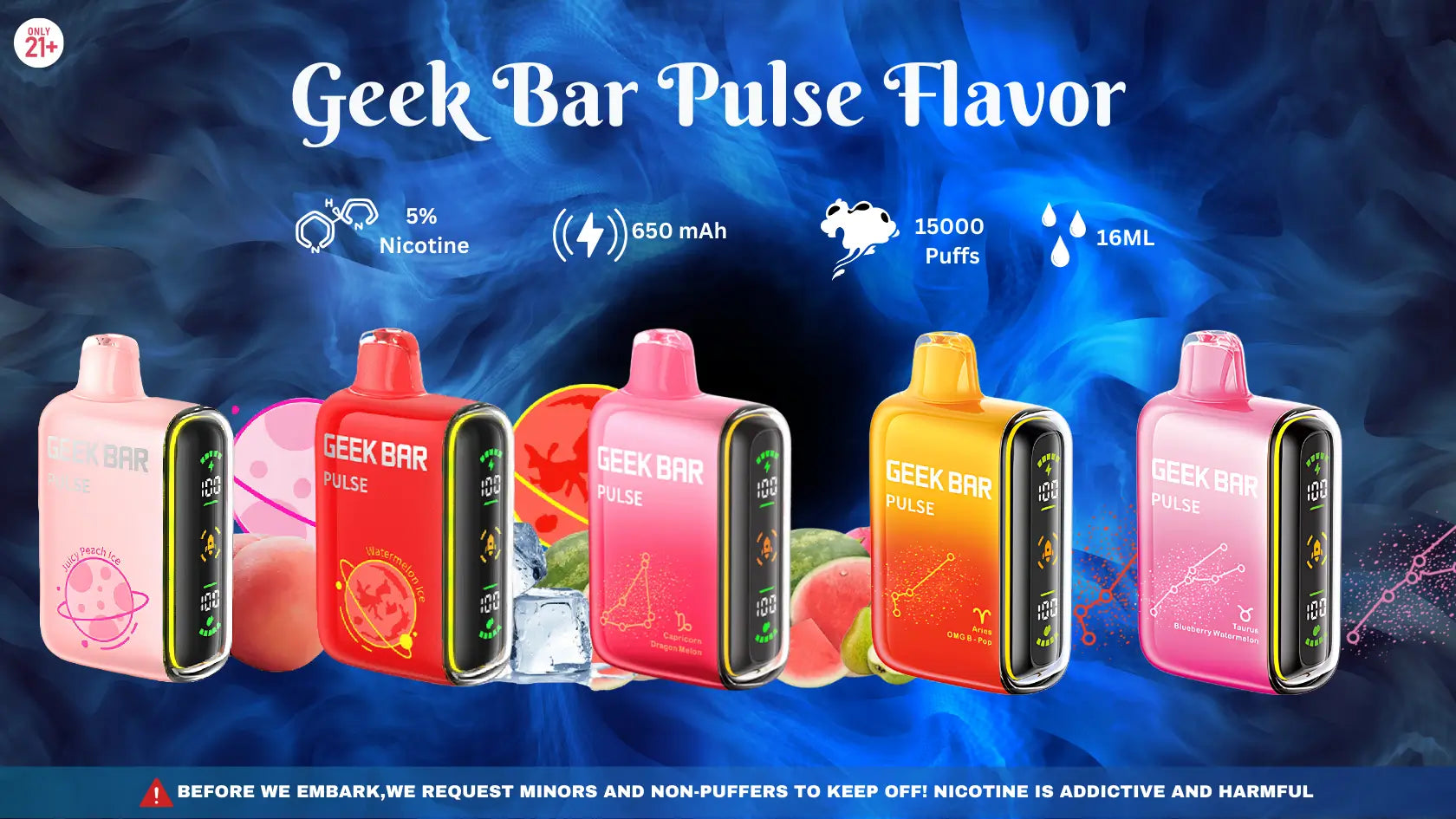 Geek Bar Pulse Capricorn Flavor Geek Bar Pulse 15000 Zodiac Edition Disposable Vape Vaping Geek Bar Pulse Capricorn Flavor Geek Bar Pulse 15000 Zodiac Edition Disposable Vape Vaping