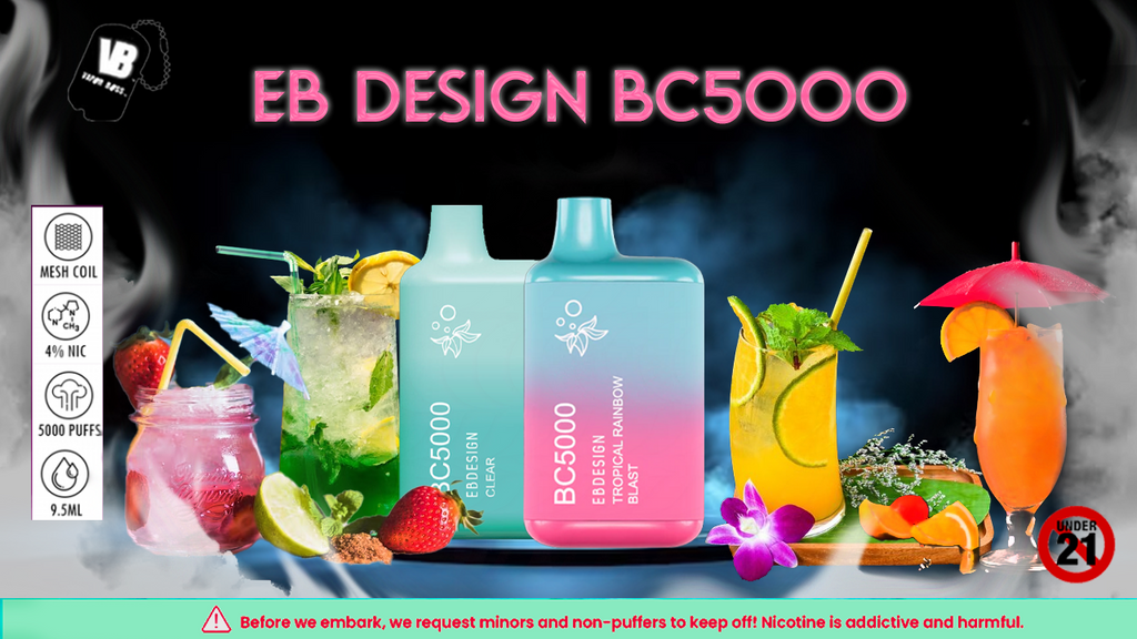 Elevate Your Vaping with EB Design at $13.75 | Infused with 5% Nicotin