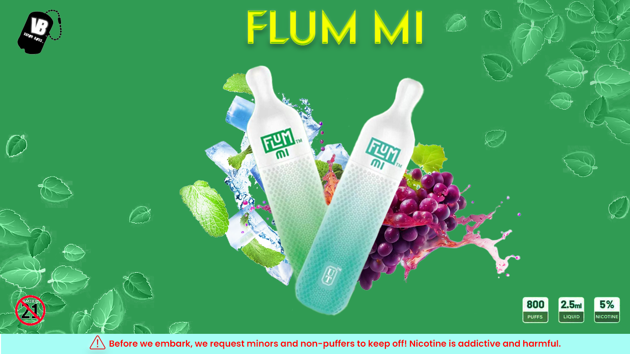Flum MI Disposable Vape: A Pinnacle of Simplicity, Flavor, and Performance