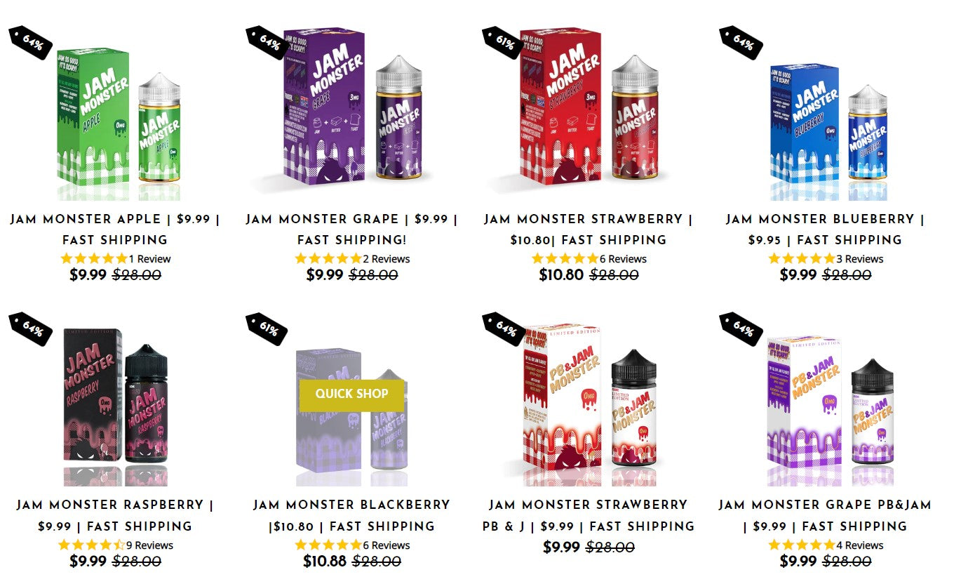 The Must Have E-Liquid; Jam Monster! Add To Your Cart Now!!!!