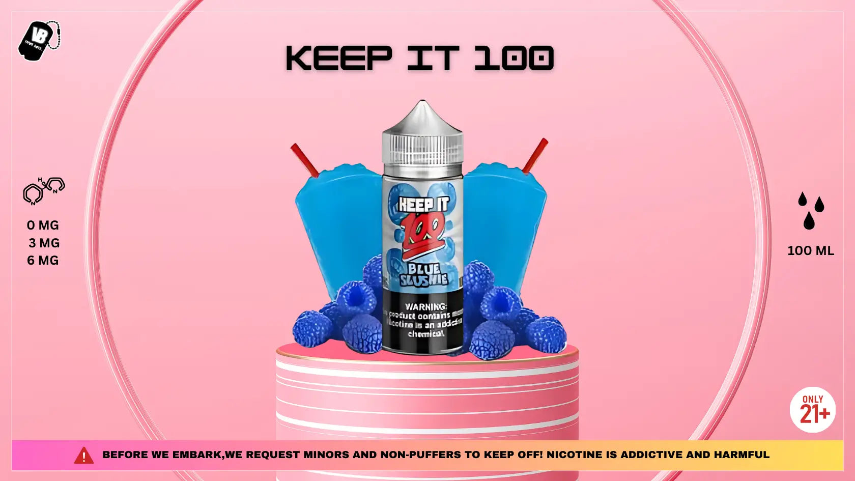 Keep It 100 Blue Slushie