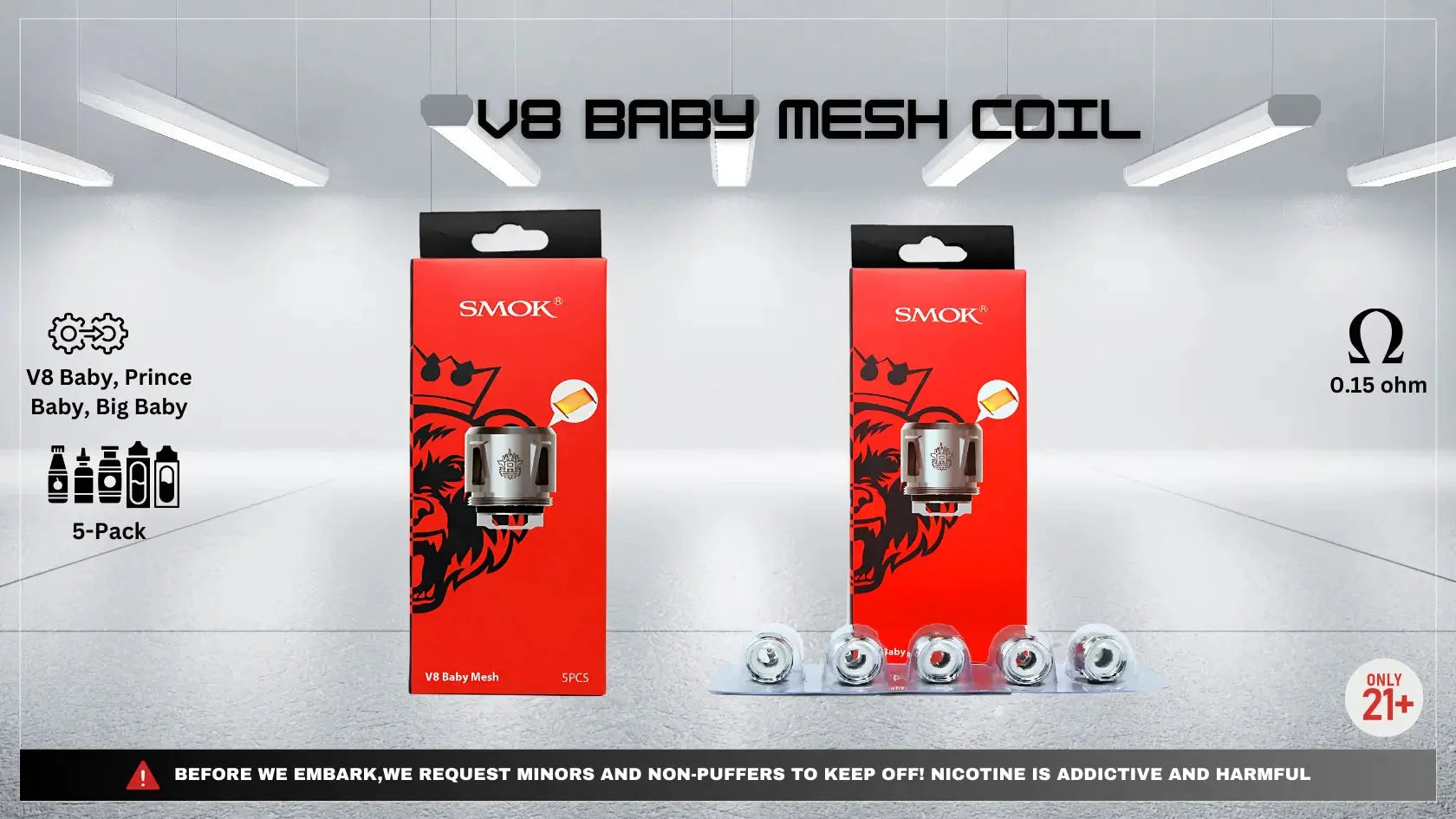 V8 Baby Mesh Coils: Top Performance & Flavor | Twelve Tribes