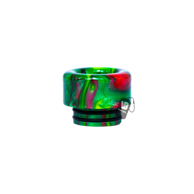 510 Widebore Resin Drip Tip Green Red Yellow