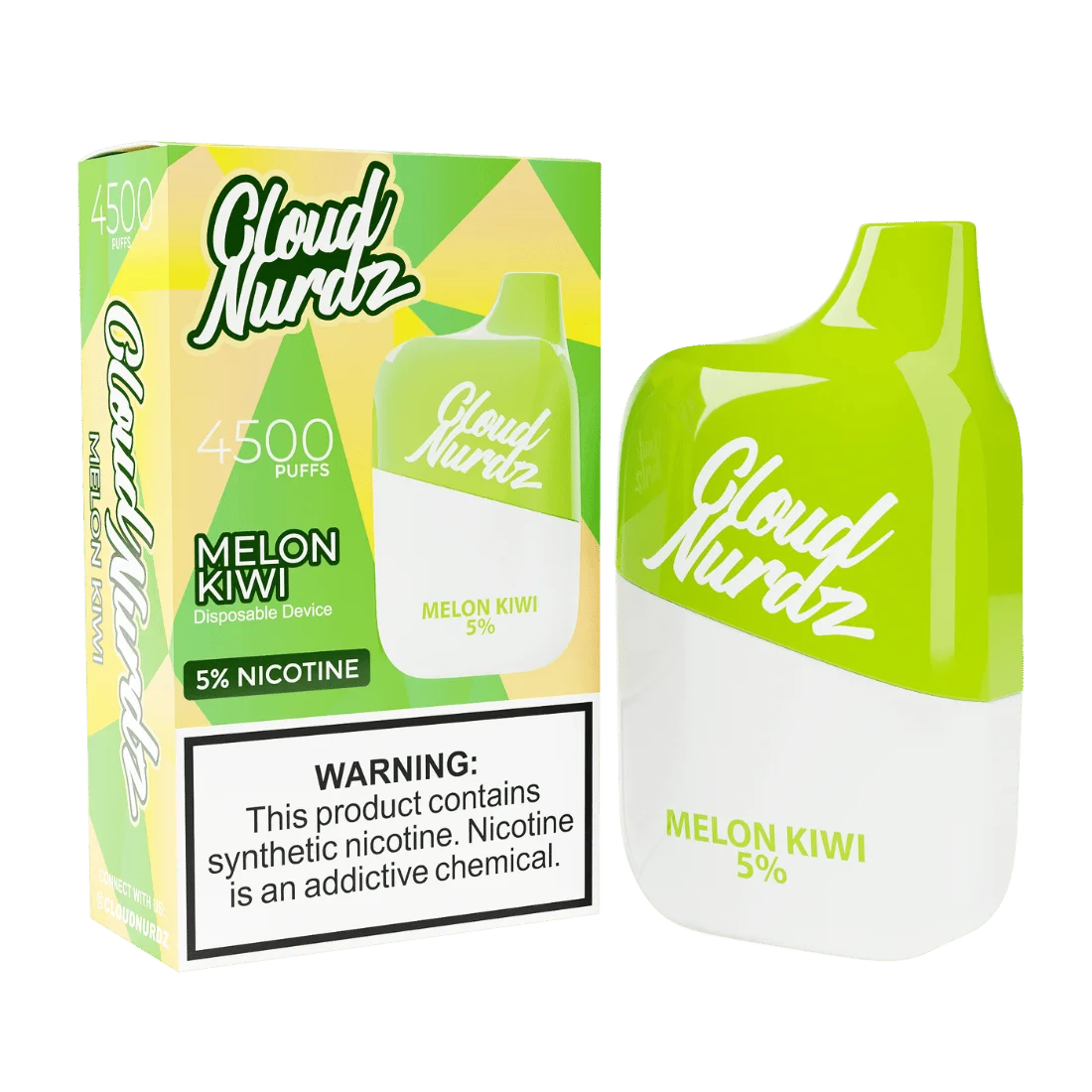 Cloud Nurdz 4500 Melon Kiwi 5%