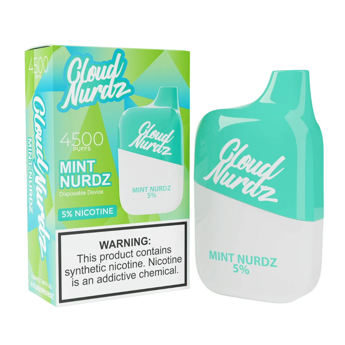 Cloud Nurdz 4500 Mint Nurdz 5%