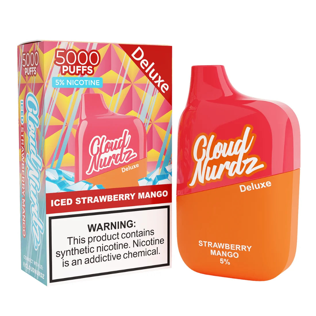 Cloud Nurdz Deluxe Disposable 5000 Puffs | $11.99 | 5% Nicotine Cloud Nurdz Deluxe Disposable 5000 Puffs | $11.99 | 5% Nicotine