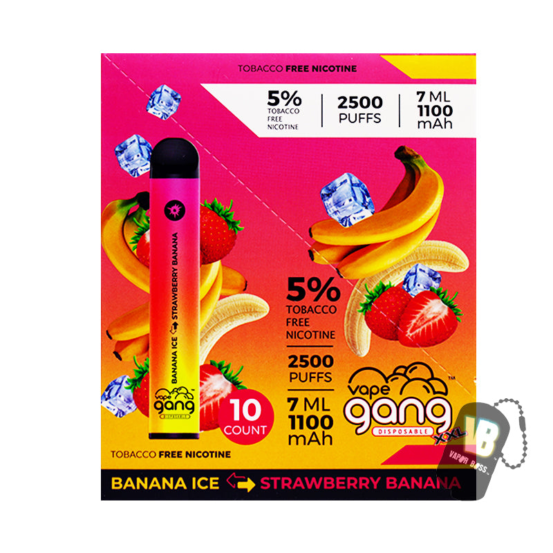 Vape Gang XXL Disposable Banana Ice Strawberry Banana 1