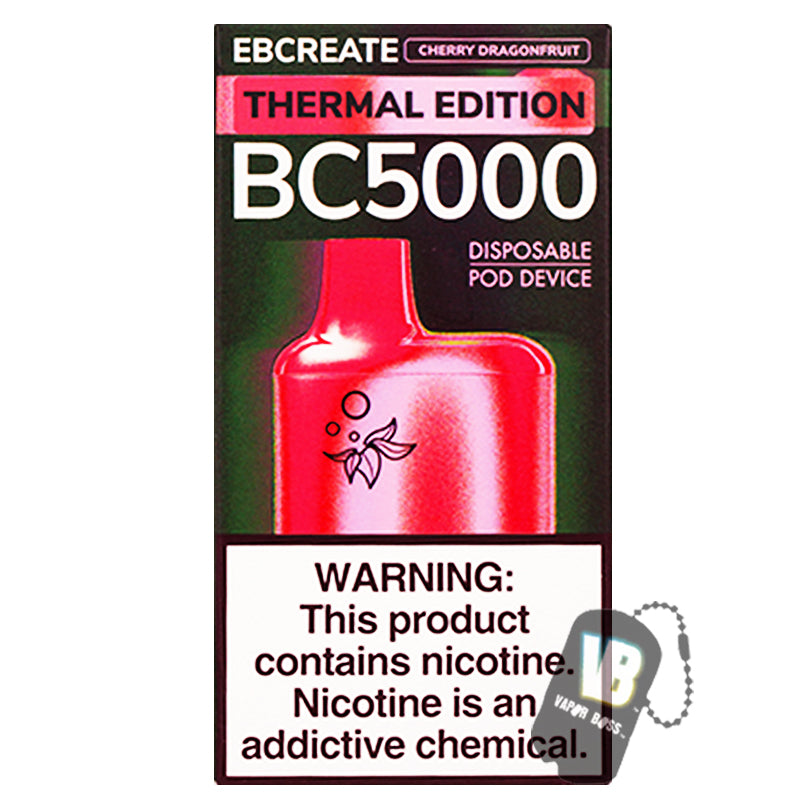 EB Create Elf Bar BC5000  Thermal Edition Disposable Vape Cherry Dragonfruit 