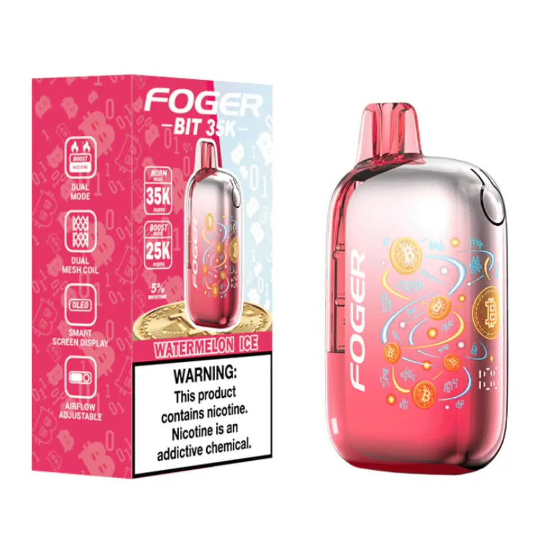 Foger Bit Watermelon Ice | 35000 Puffs | Twelve Tribes