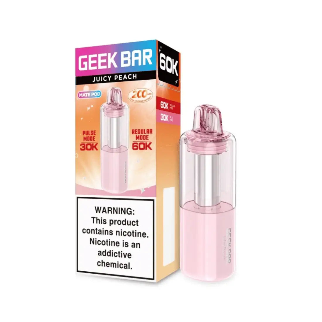 Geek Bar Mate Pod Juicy Peach