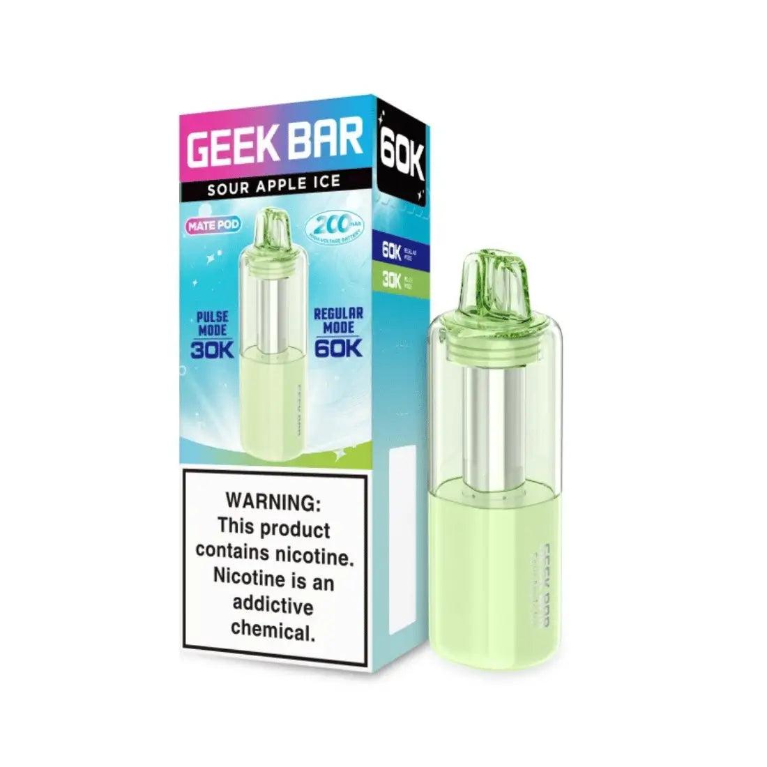 Geek Bar Mate Pod Sour Apple Ice