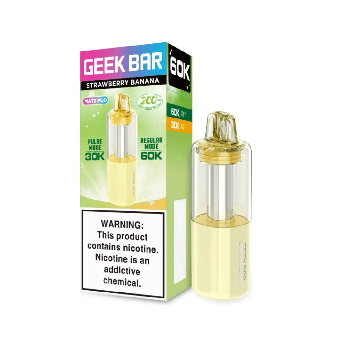 Geek Bar Mate Pod Strawberry Banana