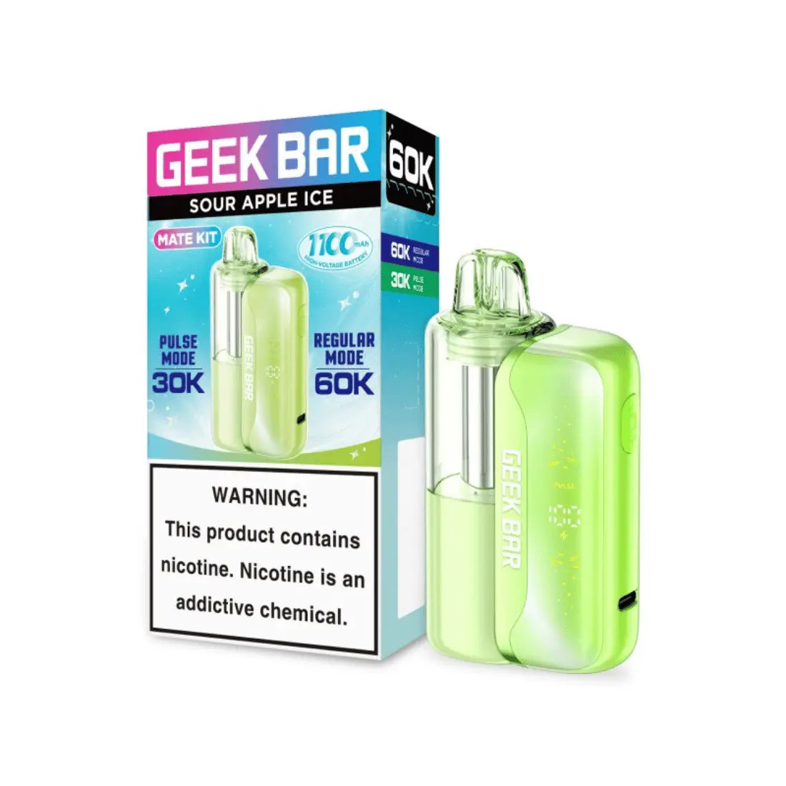 Geek Bar Mate Sour Apple Ice