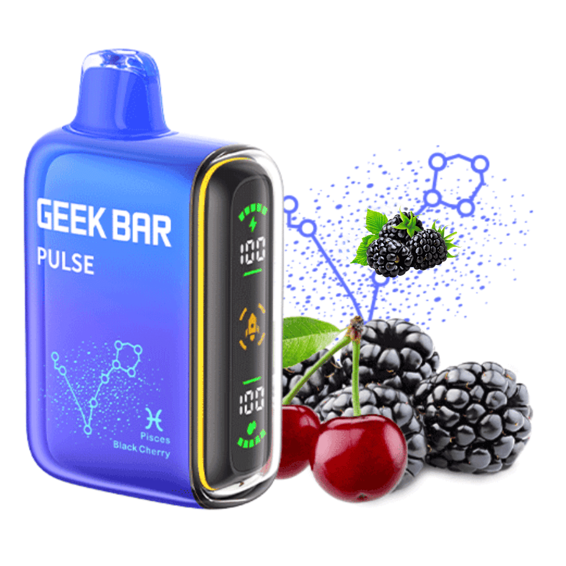 Pisces Black Cherry Geek Bar Pulse Vape | $12.99 | Dual Mesh Coil Pisces Black Cherry Geek Bar Pulse Vape | $12.99 | Dual Mesh Coil