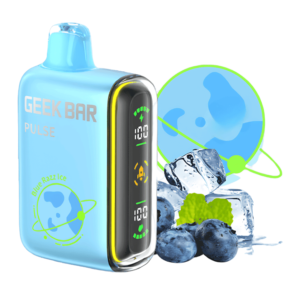 Geek Bar Pulse Blue Razz Ice | $21.99 | Twelve Tribes Geek Bar Pulse Blue Razz Ice | $21.99 | Twelve Tribes