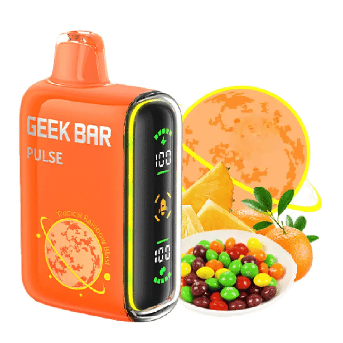 Tropical Rainbow Blast Geek Bar Pulse Vape | $12.99 | Dual Mesh Coil Tropical Rainbow Blast Geek Bar Pulse Vape | $12.99 | Dual Mesh Coil