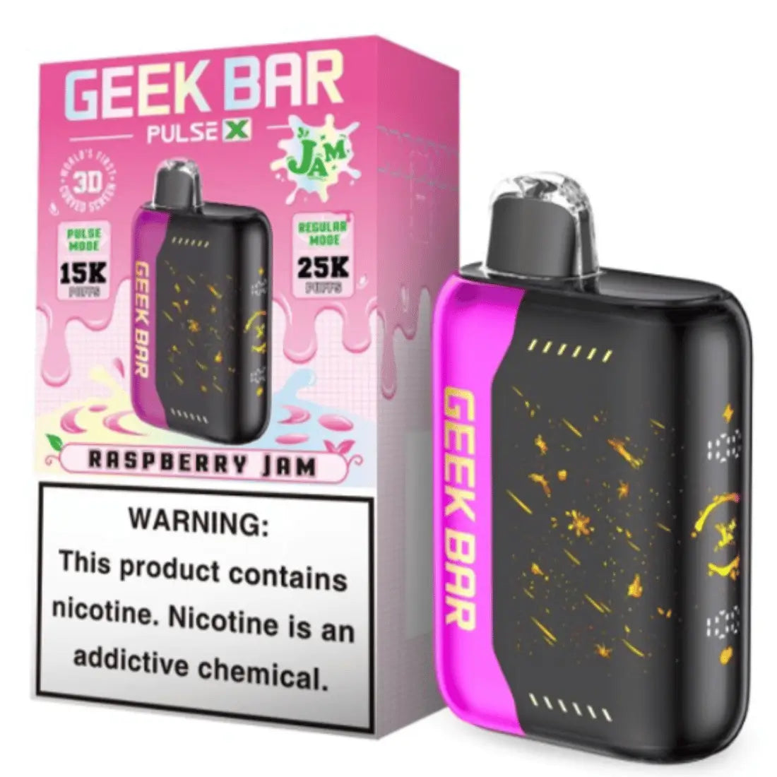 Geek Bar Pulse X Raspberry Jam Edition | Start From $19.99 Geek Bar Pulse X Raspberry Jam Edition | Start From $19.99