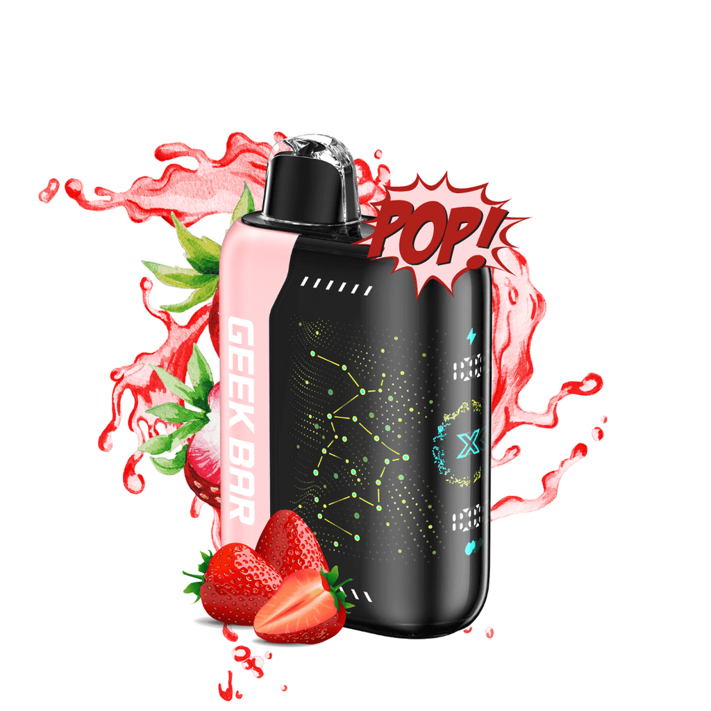 Geek Bar Pulse X Strawberry B-Pop 25K Puffs Disposable Vape