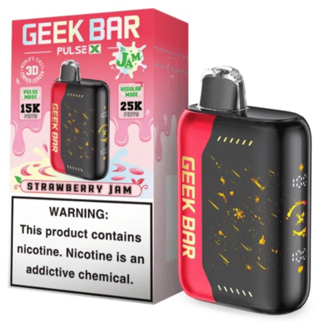 Geek Bar Pulse X Strawberry Jam Edition | Start From $19.99 Geek Bar Pulse X Strawberry Jam Edition | Start From $19.99