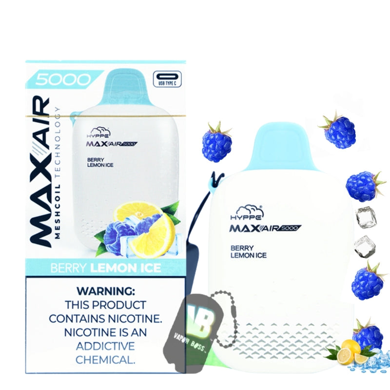 Hyppe Max Air Berry Lemon Ice 5000 Puffs