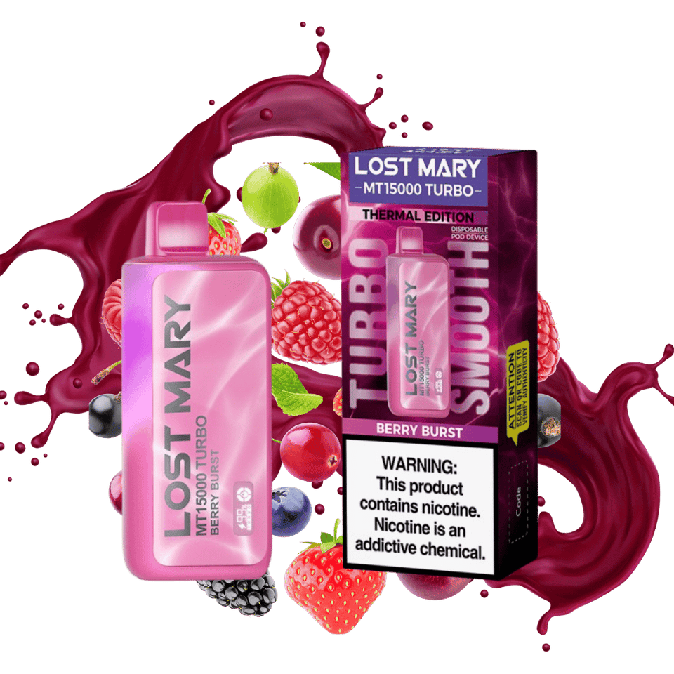 lost mary 15000 berry burst flavor Lost Mary Vapes main image 1
