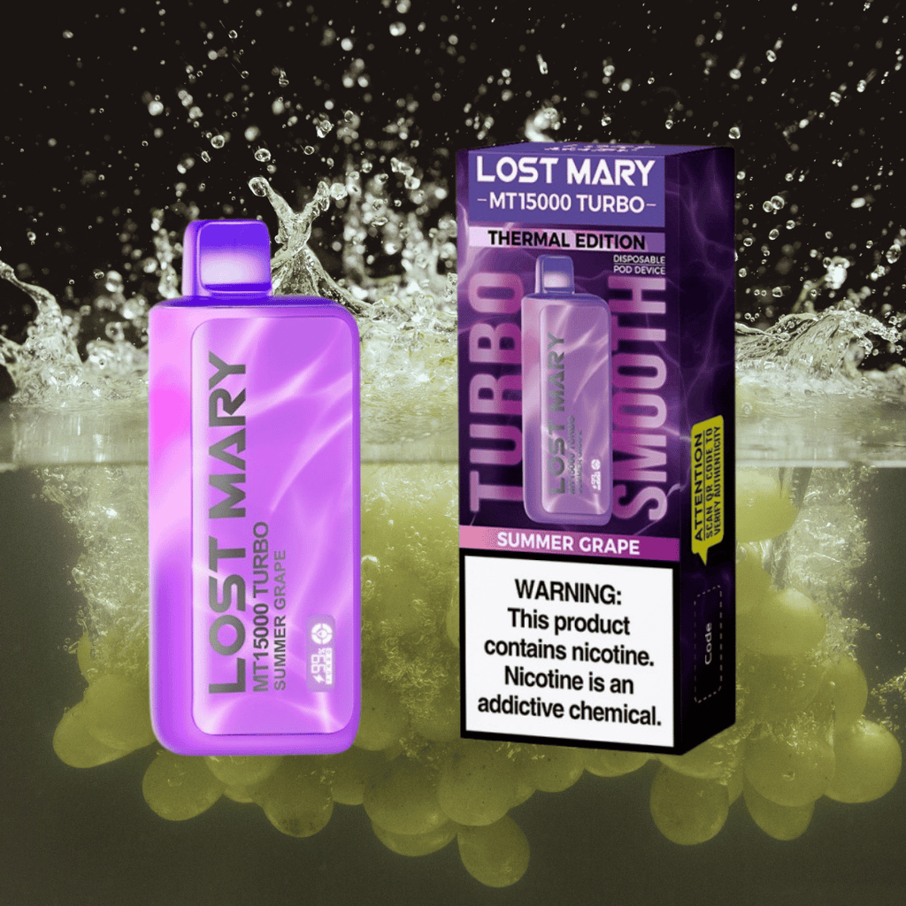 Lost Mary MT15000 Turbo Summer Grape - $15.99 Lost Mary MT15000 Turbo Summer Grape - $15.99